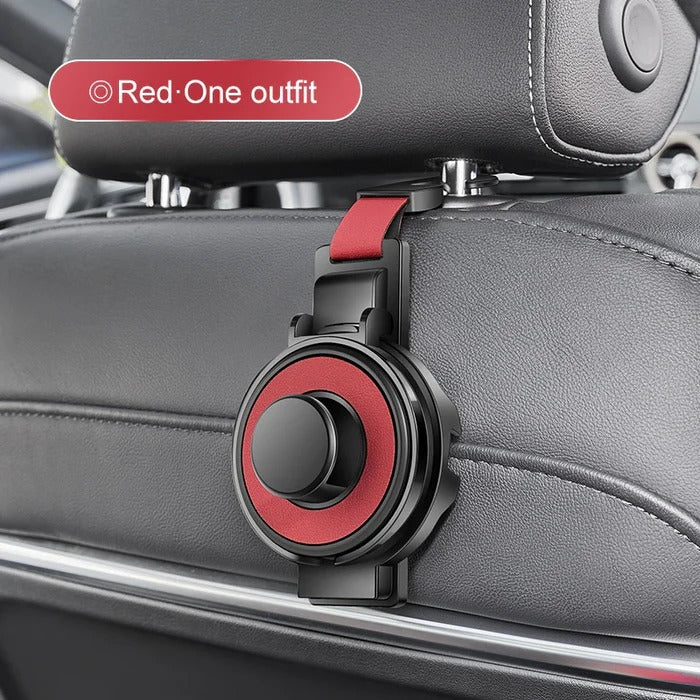 Car Headrest Organizer 3-in-1 Hook Cup & Phone Stand