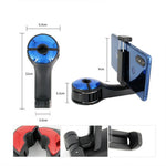 Car Headrest Phone Holder 360° Swivel & Bag Hanger