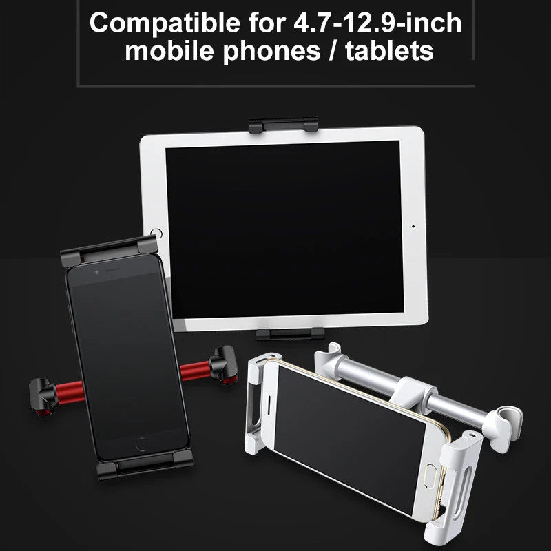 Car Headrest Phone & Tablet Holder 360° Rotating