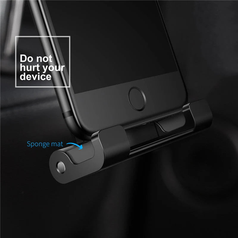Car Headrest Phone & Tablet Holder 360° Rotating