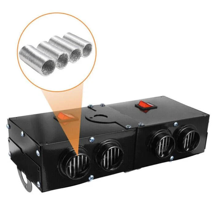Car Heater & Defroster 12V 500W Four Outlets