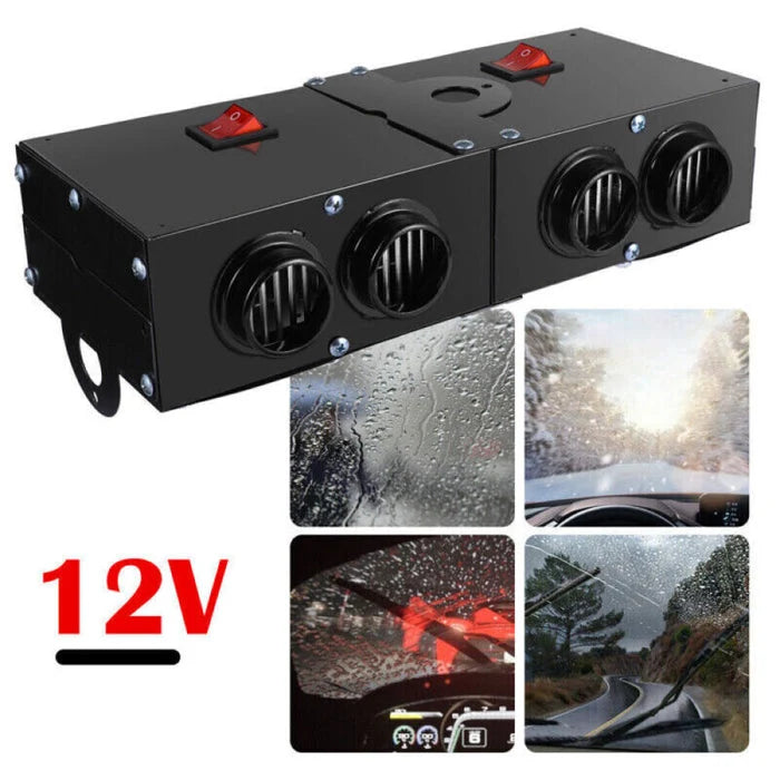 Car Heater & Defroster 12V 500W Four Outlets