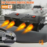Car Heater & Defroster 12V 500W Four Outlets