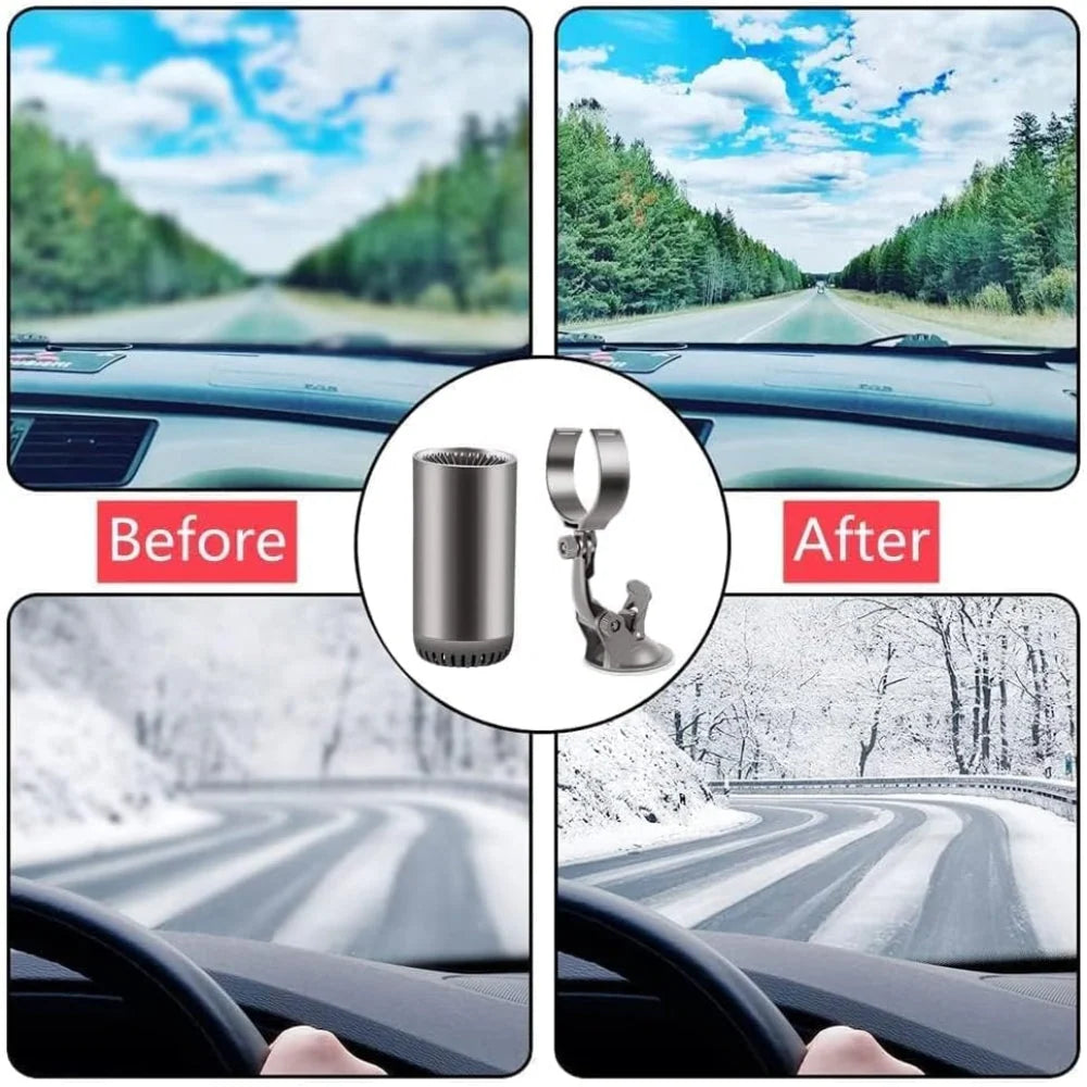 Car Heater & Windshield Defroster 12V Heating & Fan Functions