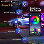 Car Interior LED Strip Lights RGB Music Sync