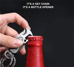 Car Keychain Rotating Bottle Opener & Phone Stand