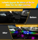 Car LED Strip Lights RGB Music-Sync Self-Adhesive
