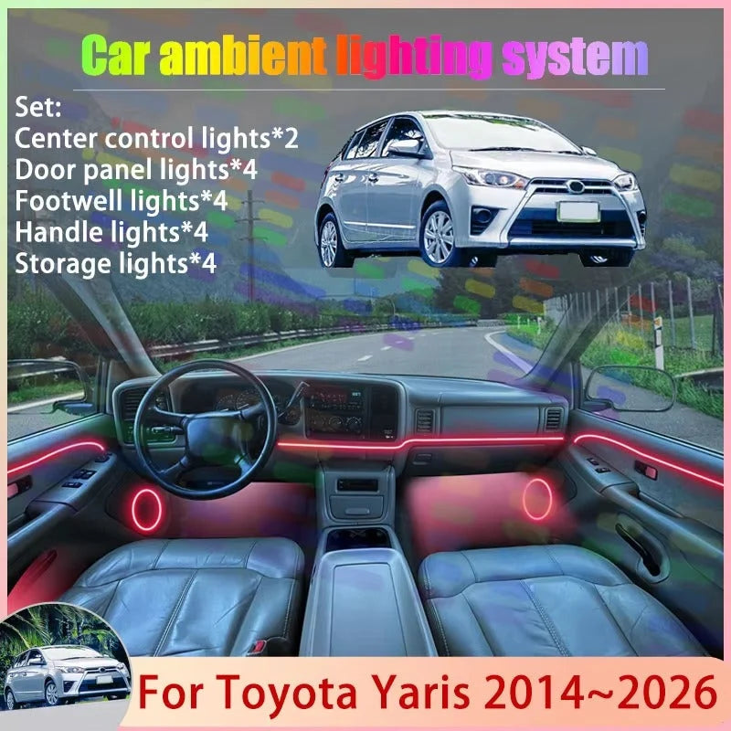 Car LED Strip Lights RGB Music-Sync Self-Adhesive