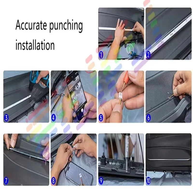 Car LED Strip Lights RGB Music-Sync Self-Adhesive