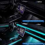 Car LED Strip Lights RGB Music-Sync Self-Adhesive