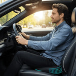 Car Lumbar Support Cushion Memory Foam Washable Cover