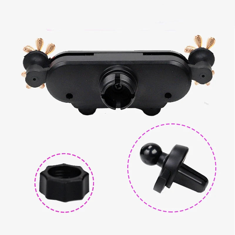 Car Phone Holder Adjustable Viewing Angle Secure Grip