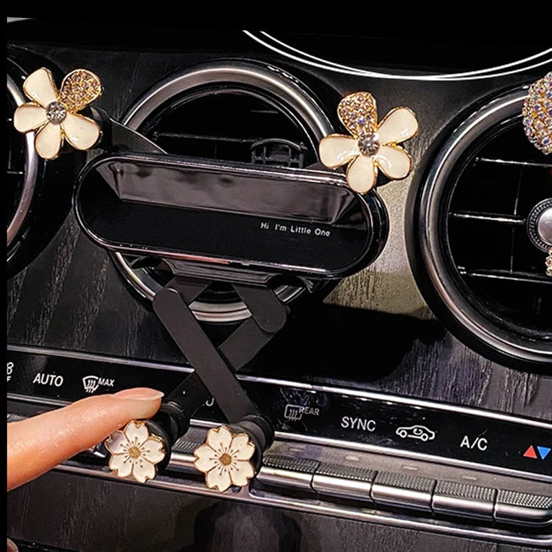 Car Phone Holder Adjustable Viewing Angle Secure Grip