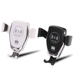 Car Phone Holder Auto-Clamping 15W Wireless Charging Adjustable Mount