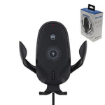 Car Phone Holder Auto-Clamping 15W Wireless Charging Adjustable Mount