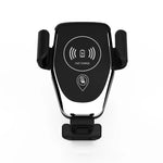 Car Phone Holder Auto-Clamping 15W Wireless Charging Adjustable Mount