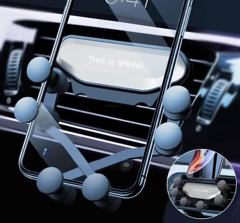 Car Phone Holder Gravity Clamp 360° Adjustable