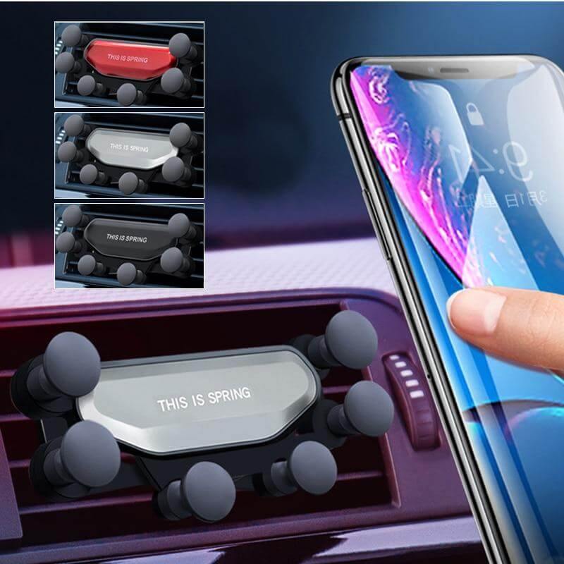 Car Phone Holder Gravity Clamp 360° Adjustable