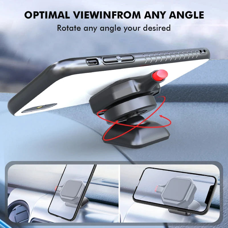 Car Phone Holder Magnetic 360° Rotating Quick-Release
