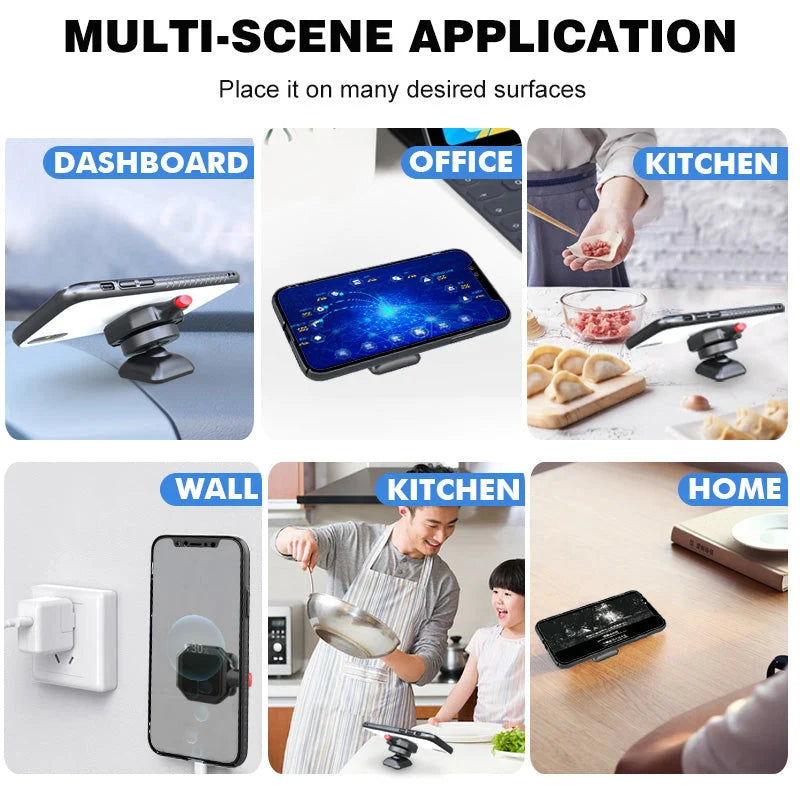 Car Phone Holder Magnetic 360° Rotating Quick-Release
