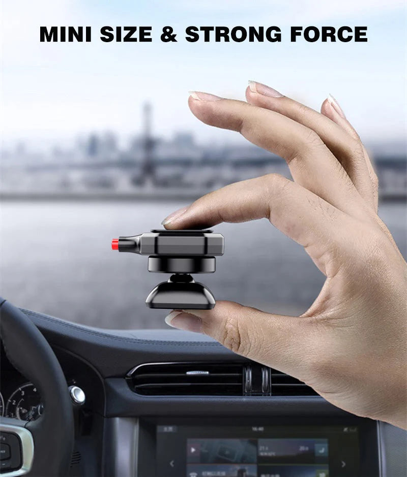 Car Phone Holder Magnetic 360° Rotating Quick-Release
