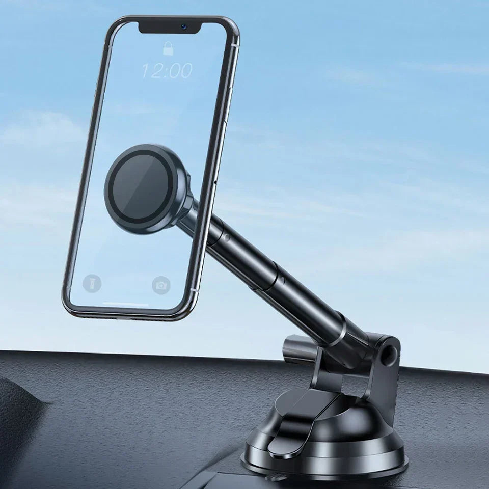 Car Phone Holder Magnetic Long Adjustable Handle
