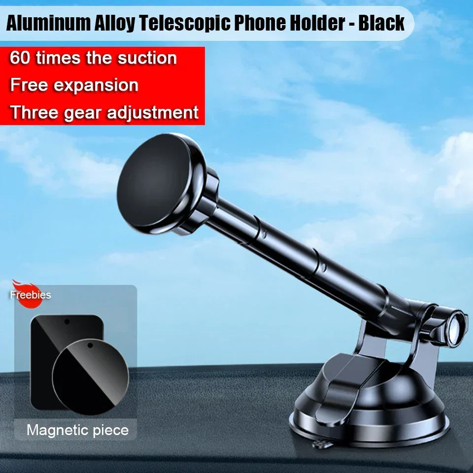 Car Phone Holder Magnetic Long Adjustable Handle