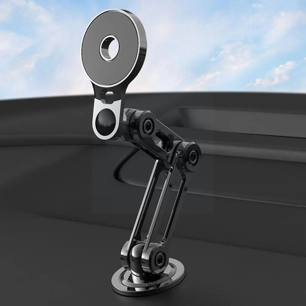Car Phone Holder Magnetic Suction Rotatable Metal Arm