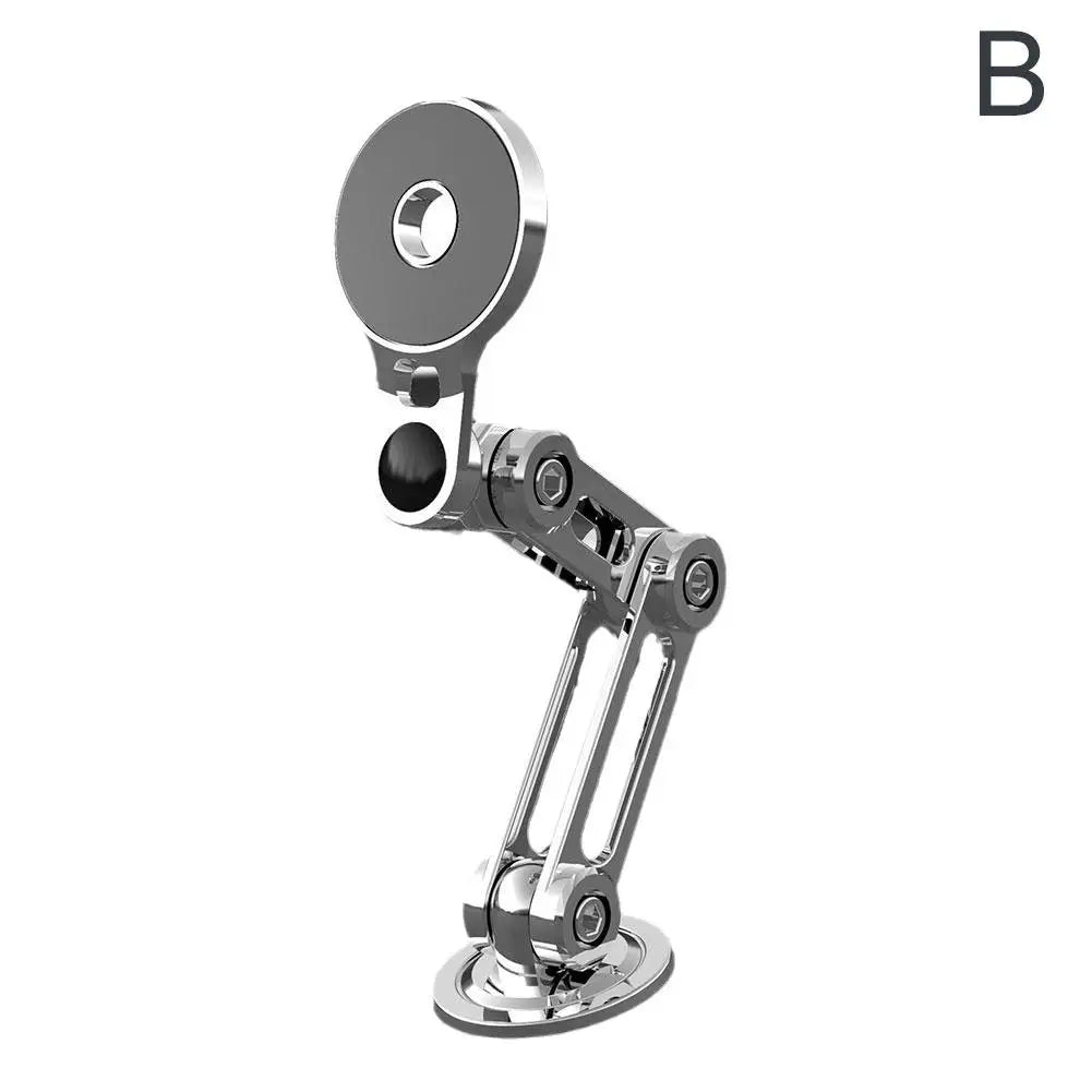 Car Phone Holder Magnetic Suction Rotatable Metal Arm