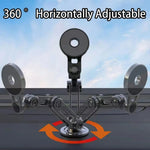 Car Phone Holder Magnetic Suction Rotatable Metal Arm