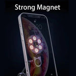 Car Phone Holder Magnetic Suction Rotatable Metal Arm