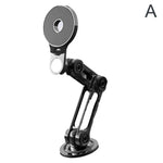 Car Phone Holder Magnetic Suction Rotatable Metal Arm