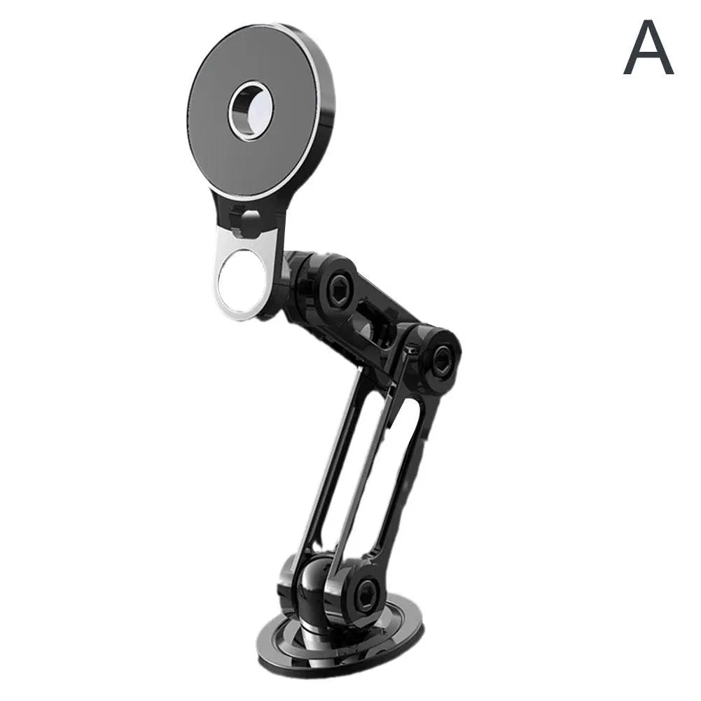 Car Phone Holder Magnetic Suction Rotatable Metal Arm