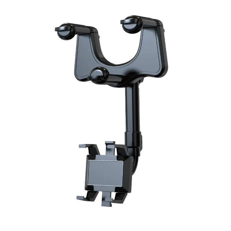 Car Phone Holder Rearview Mirror Mount Rotating