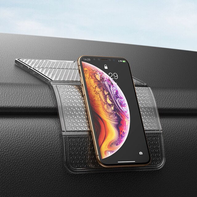 Car Phone Holder Sticky Reusable Heat-Resistant Dashboard Mount