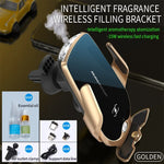 Car Phone Holder Wireless Charging Aromatherapy Automatic Clamping