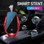 Car Phone Holder Wireless Charging Aromatherapy Automatic Clamping