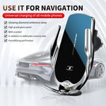 Car Phone Holder Wireless Charging Aromatherapy Automatic Clamping
