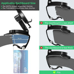 Car Phone Mount Clip-On 360° Rotation