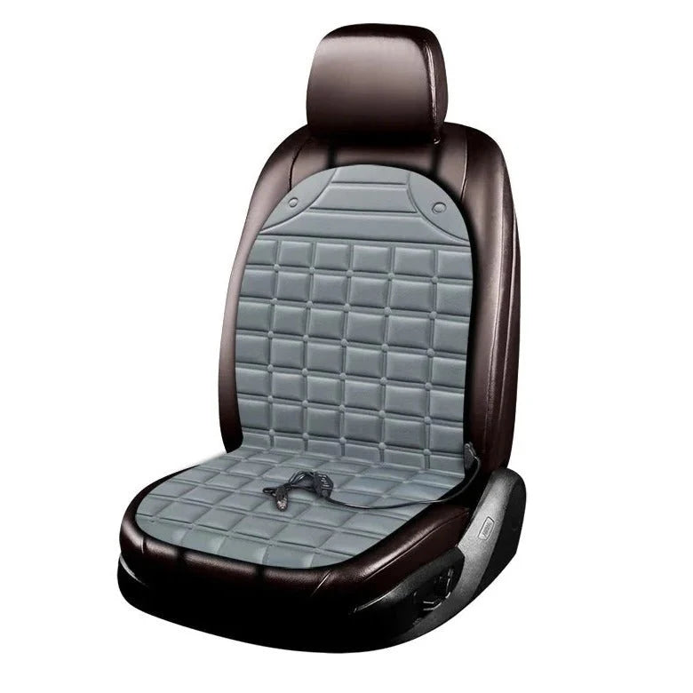 Car Seat Cushion Heated Dual Heat Levels Non-Slip Backing