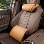 Car Seat Cushion Set Memory Foam Headrest Lumbar Support