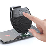 Car Speakerphone Bluetooth Hands-Free Dual Phone Connection 10-Hour Talk Time