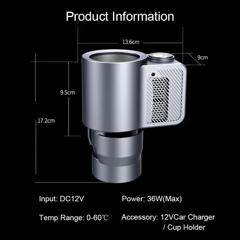 Car Travel Mug 2-in-1 Heating & Cooling
