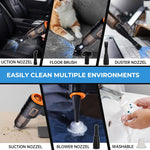Car Vacuum Cordless Powerful Suction Washable HEPA