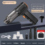 Car Vacuum Cordless Powerful Suction Washable HEPA