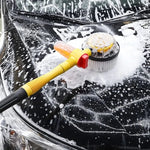 Car Wash Brush Water-Powered 360° Rotation Soft Chenille