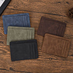 Card Holder Leather Slim Multiple Card Slots