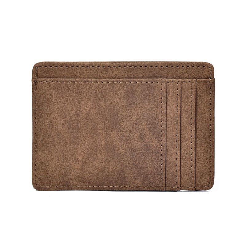 Card Holder Leather Slim Multiple Card Slots