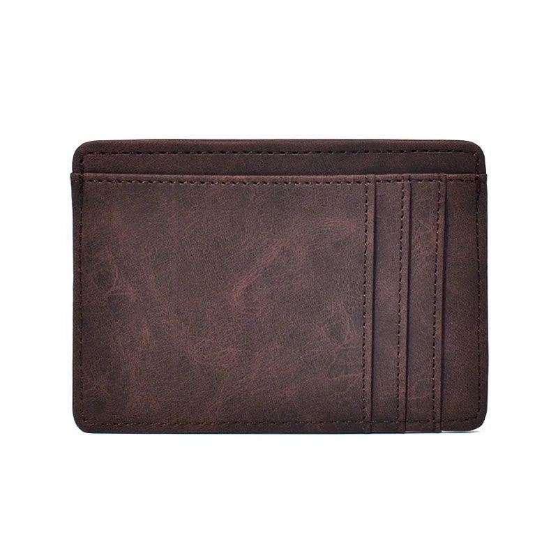 Card Holder Leather Slim Multiple Card Slots