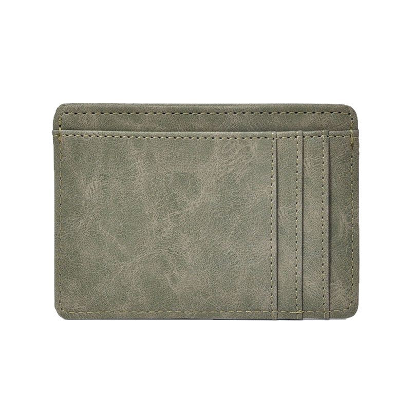 Card Holder Leather Slim Multiple Card Slots